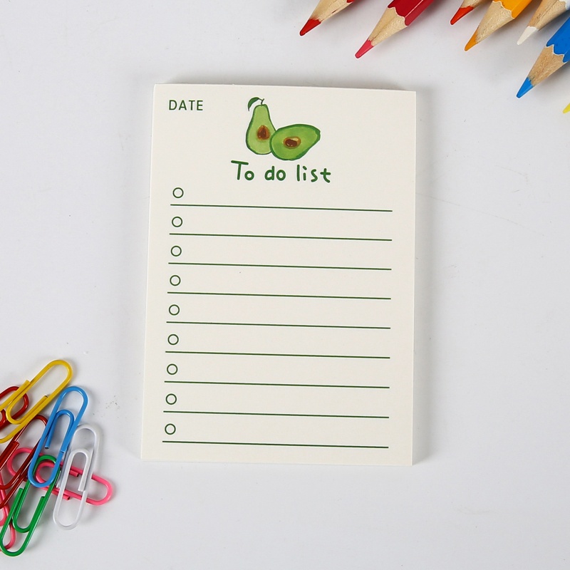 Set 50 Tờ Giấy Note Ghi Chú Chesk List To Do List Tiện Lợi