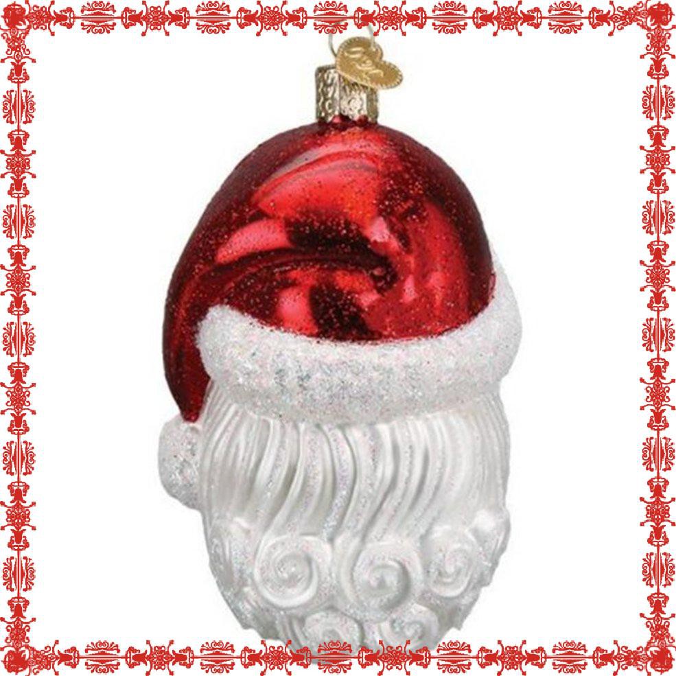 Santa Claus Face Shield Pendant 1pcs Christmas Tree Decorations Creative Gift[\(^o^)/~]