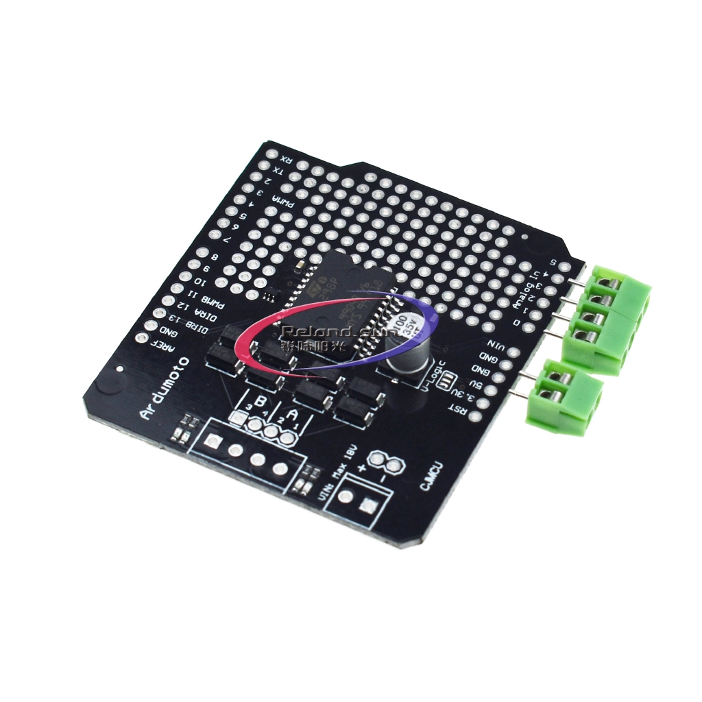 Ardumoto L298P AVR/LPC/STM32 UNO/MEGA Motor Shield Arduino UNO R3 MEGA2560 Dual Channel DC Motor Driver Shield Expansion Board