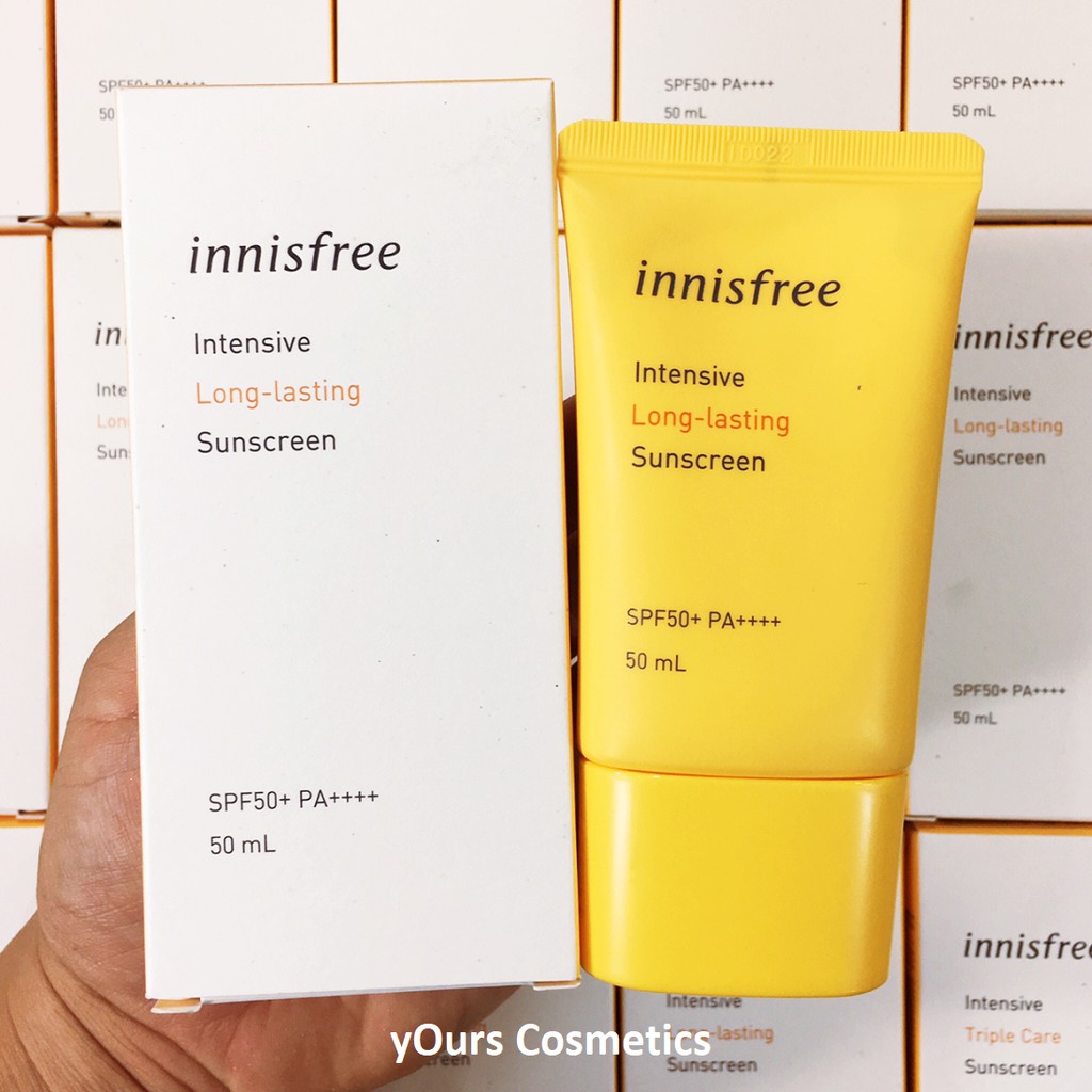 [Auth Hàn] Kem Chống Nắng Lâu Trôi Innisfree Long Lasting SPF50 PA++++ 50ml