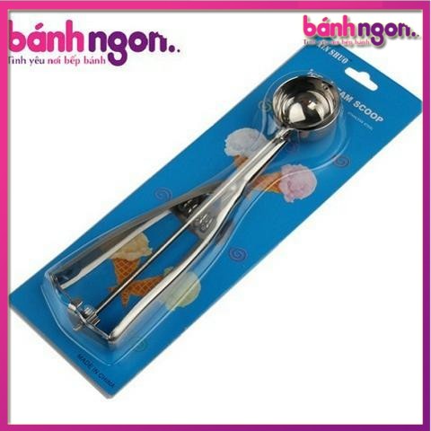 Muỗng múc kem inox 4cm