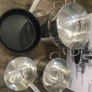 Bộ nồi inox Arber Titan