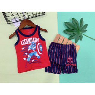  Combo 2 Bộ bé trai borip sát nách
