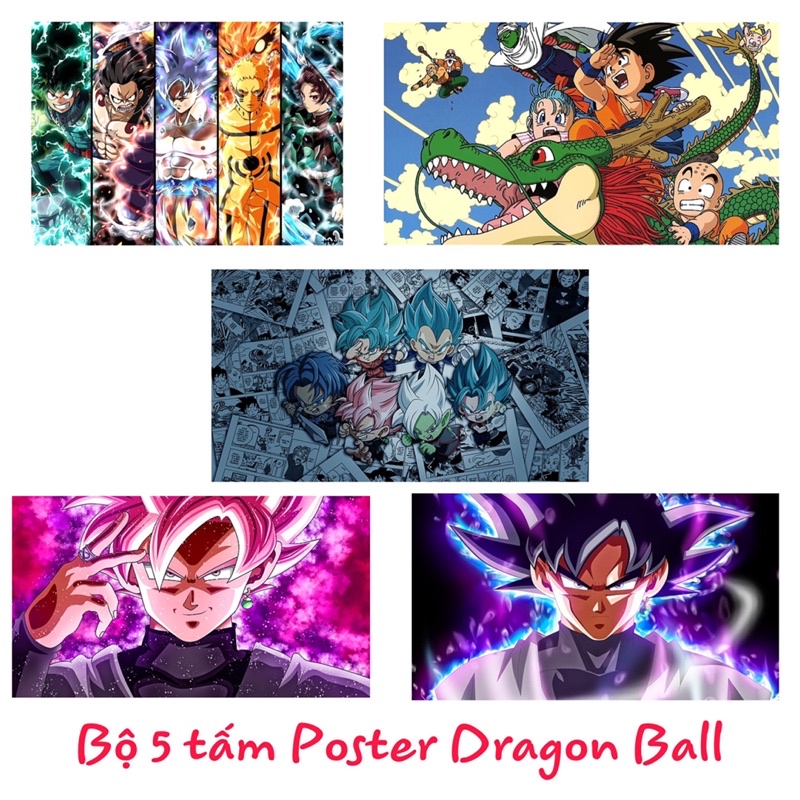 Bộ Poster Decal Game/Anime 15x20cm