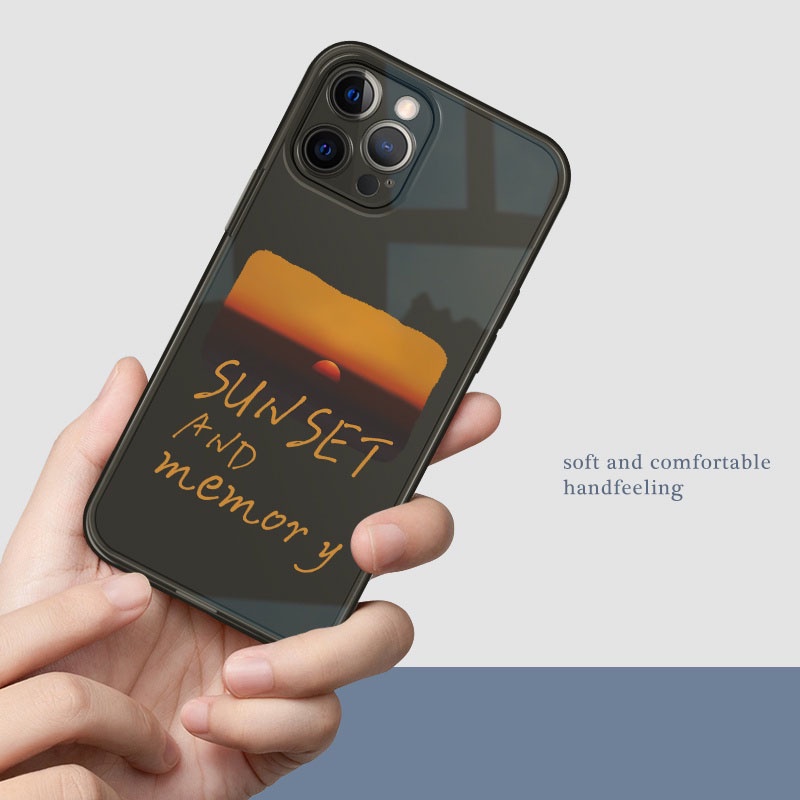 Ốp Điện Thoại Chống Sốc In Hình Hoàng Hôn Cho Iphone 13 Pro 11 Pro Max Xr 6s 7 8 Plus 12 Mini 14 Pro Xs Max