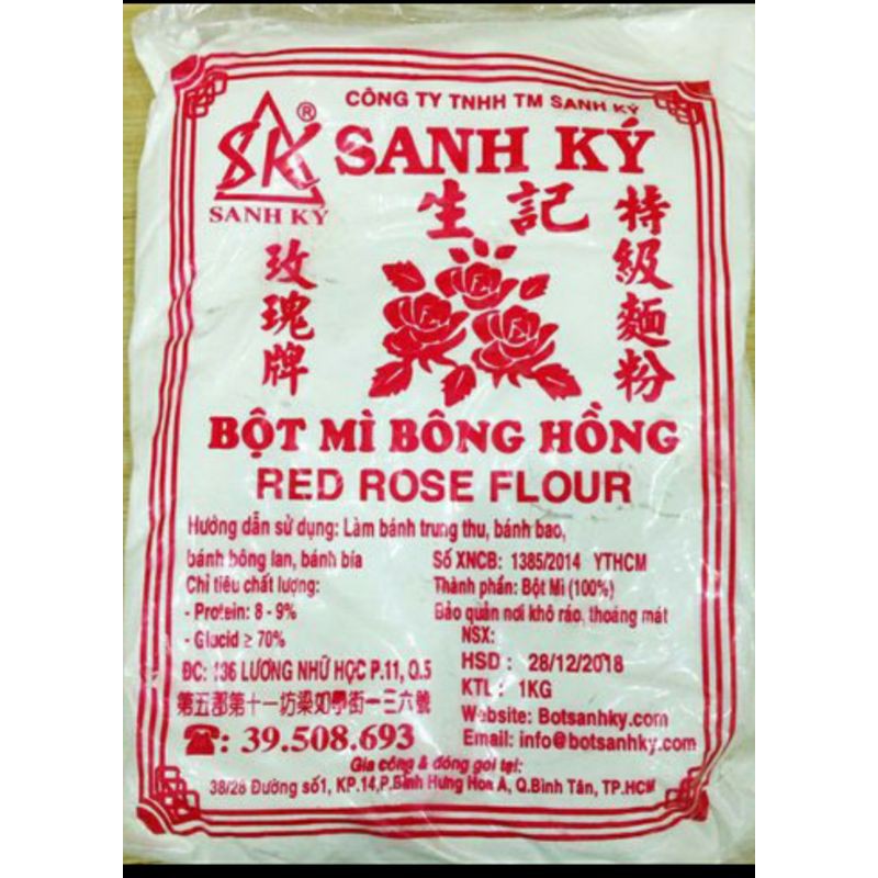 Bột mỳ bông hồng đỏ 1kg