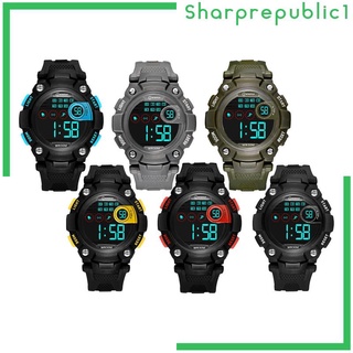 Electronic Watch Waterproof Chronograph Alarm Smart Chip for Outdoor Male