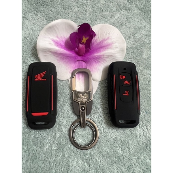 Bộ vỏ + móc  bảo vệ chìa khoá xe Sh125/150/350/ sh mode/ AB/ Lead/ vision/ winner XV3 chính hãng