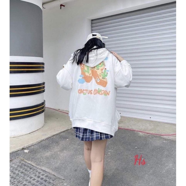 Áo khoác nỉ in chữ Ree HS6