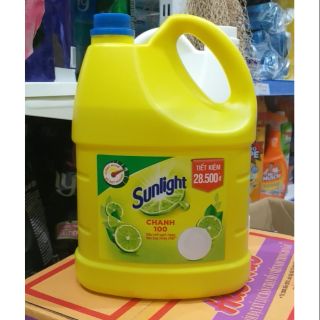 Nước rửa chén bát Sunlight chanh 3,6 lít