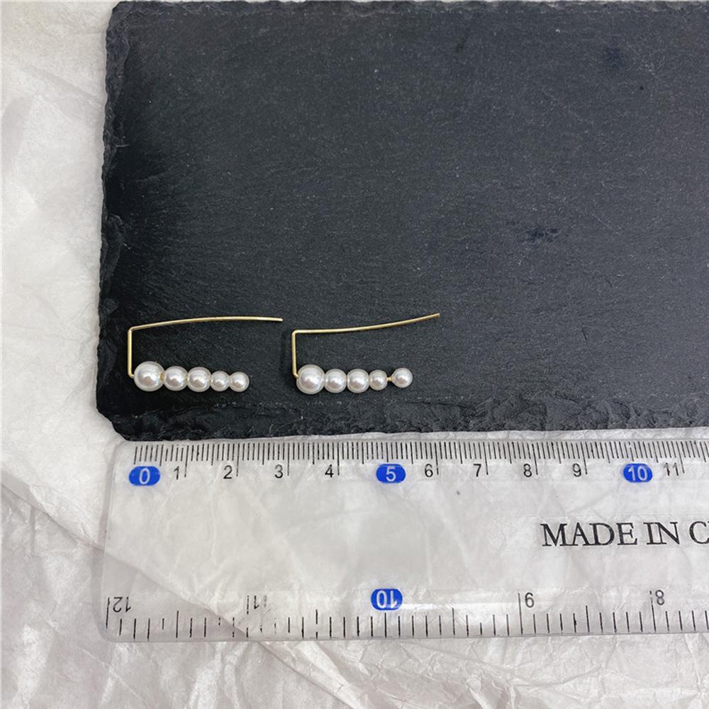 Khuyên Kẹp Vành Tai Họa Tiết Hình Học Đơn Giản Phong Cách Vintage Hàn Quốc