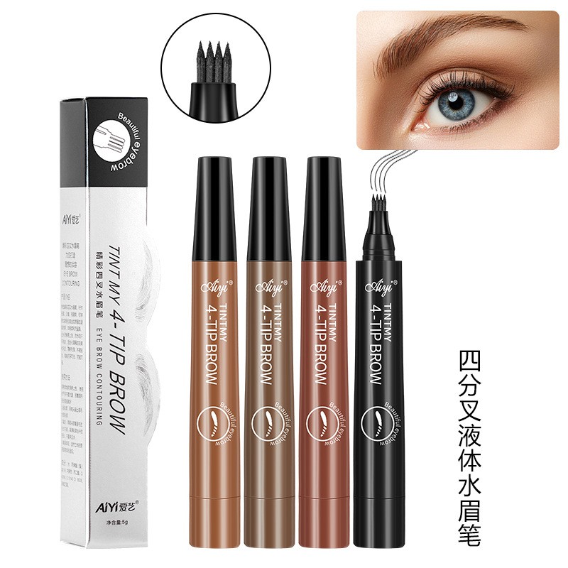 Bút kẻ lông mày phẩy sợi tự nhiên lâu trôi không thấm nước không lem | BigBuy360 - bigbuy360.vn