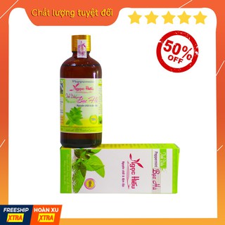 Tinh dầu Bạc Hà Ngọc Hiếu nguyên chất 100ml (Công ty Sản xuất Tinh dầu Ngọc HIếu) có Kiểm Định