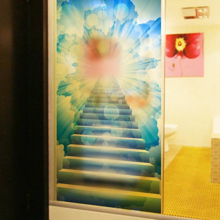 COMBO 2 Tấm Decal dán kính cao cấp nhiều mẫu khổ 60x116cm ( inbox chọn mẫu )