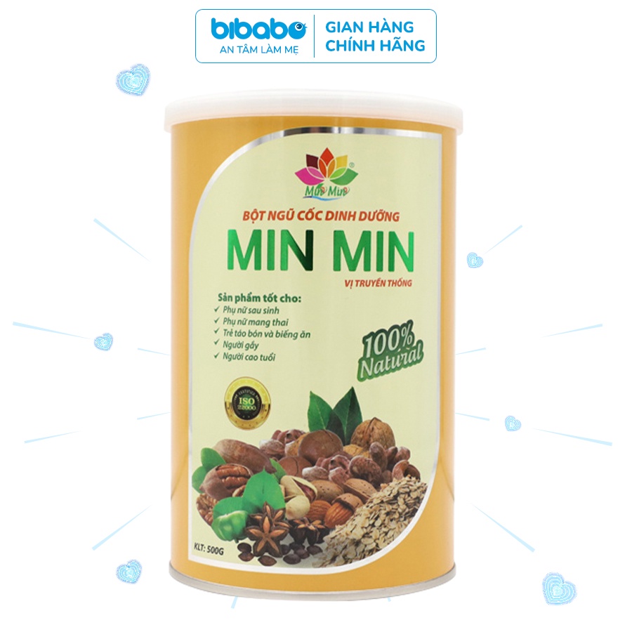 Ngũ cốc dinh dưỡng cho mẹ bầu và cho con bú MINMIN 500g - 29 LOẠI HẠT