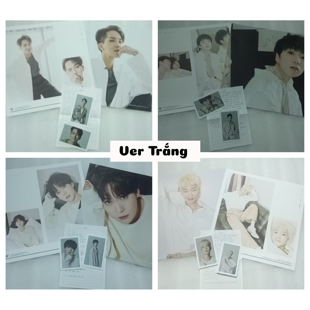 Lẻ photocard, postcard, poster chính hãng Remember - Winner hàng có sẵn ship ngay