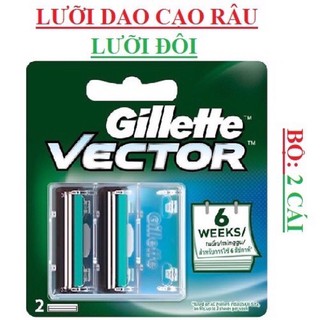 dao cạo râu Gillette vector lưỡi kép
