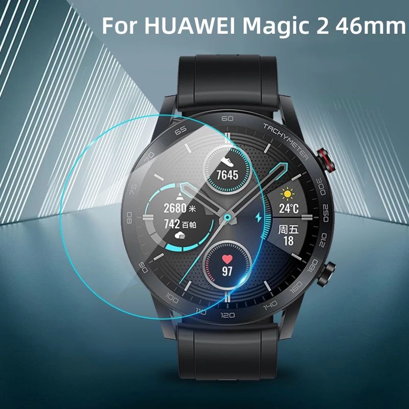 Kính cường lực 2D chống trầy xước bảo vệ cho đồng hồ Honor Magic Watch 2 46mm