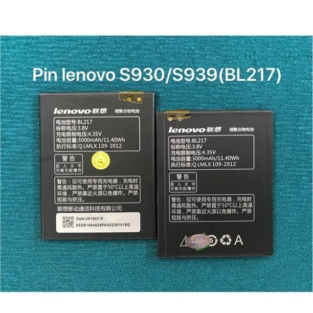 Pin lenovo BL217 của máy S930/S939 - mới 100%