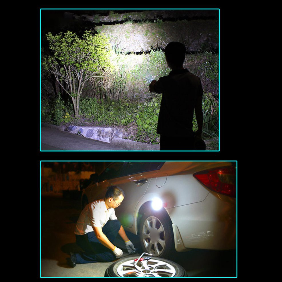 Đèn pin led cob 1000 lumens đế nam châm đa năng tiện lợi