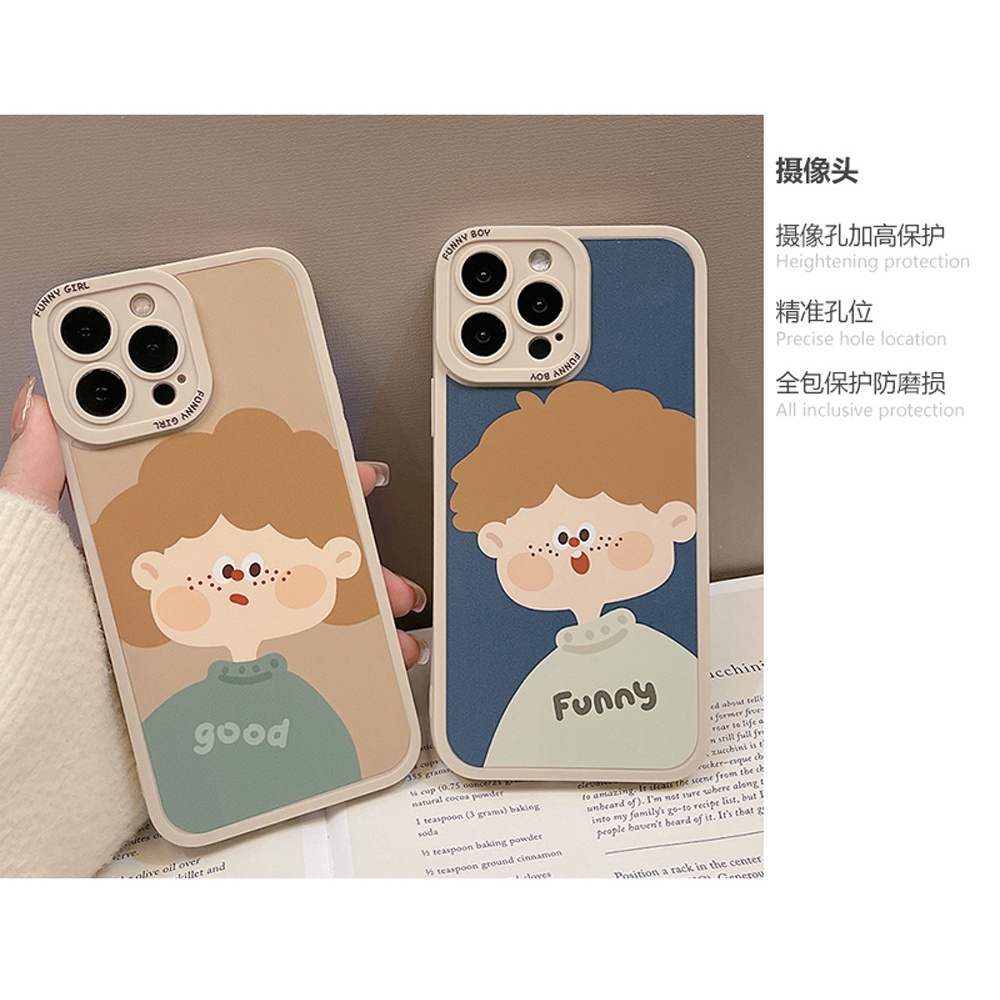 Ốp điện thoại tpu trong suốt hình nam và nữ tình nhân cho iPhone 11 12 13 13 pro 11 12 13 pro max 7/ 8 plus XS Xs max XR