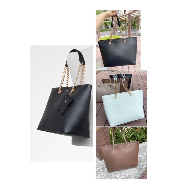 - Túi tote công sở vừa laptop 15inch  Aldio Ailiddaa tote bag--tone màu classic