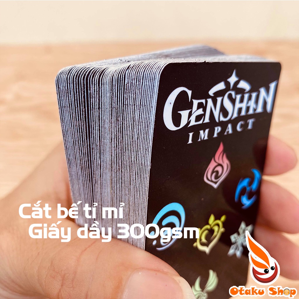 Bài tây Game Genshin Impact dùng chơi bài Poker, tú lơ khơ boardgame chuyên dành cho Otaku