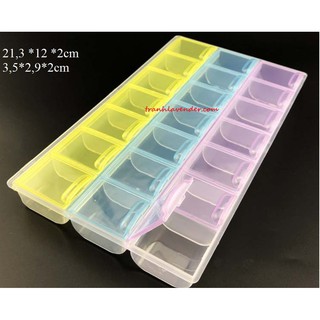 Hộp đựng đá dành cho tranh đính đá 22x12x2 cm