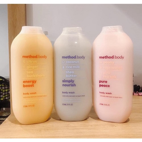Sữa tắm organic Method Body 532ml