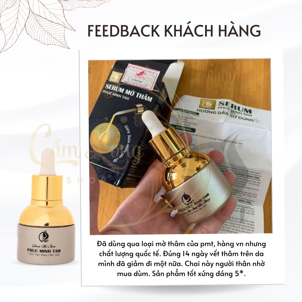 Serum Giảm Mờ Thâm Mụn Đầu Gối Nách Môi Vùng Kín Bikini PHÚC MINH TÂM MTPMTCL03 Dưỡng Ẩm Bổ Sung Dưỡng Chất Làm Mờ Thâm