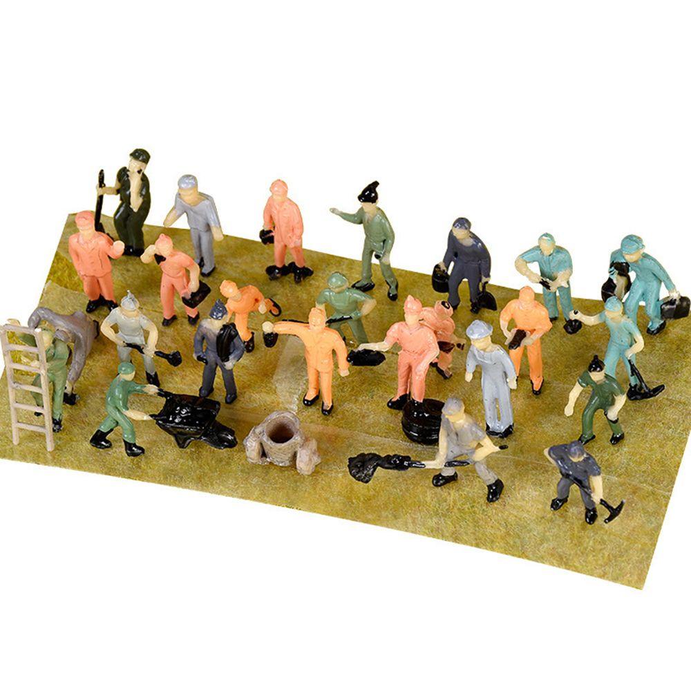 Mô Hình Lắp Ráp Đường Ray Xe Lửa Lilliputian Worker