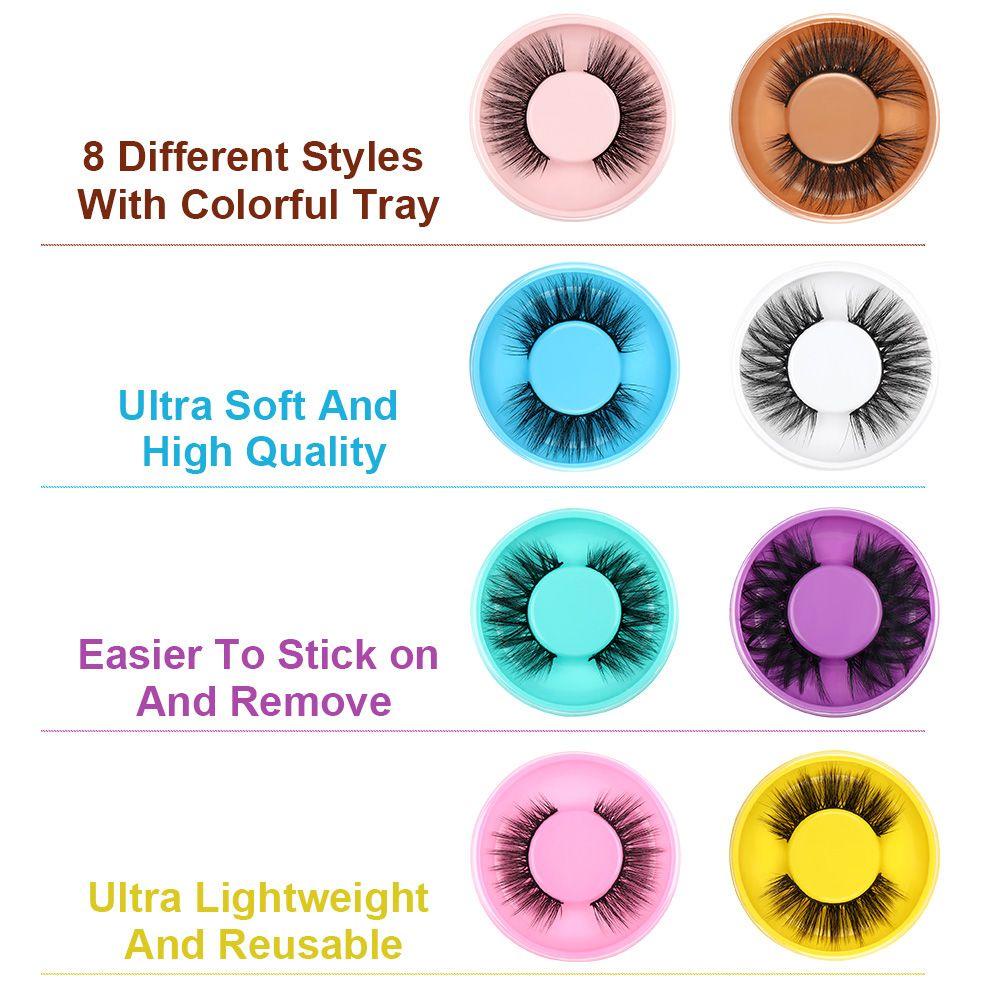 Lông Mi Giả Mềm Mịn Trang Điểm Làm Đẹp Kích Thước Nhỏ Gọn