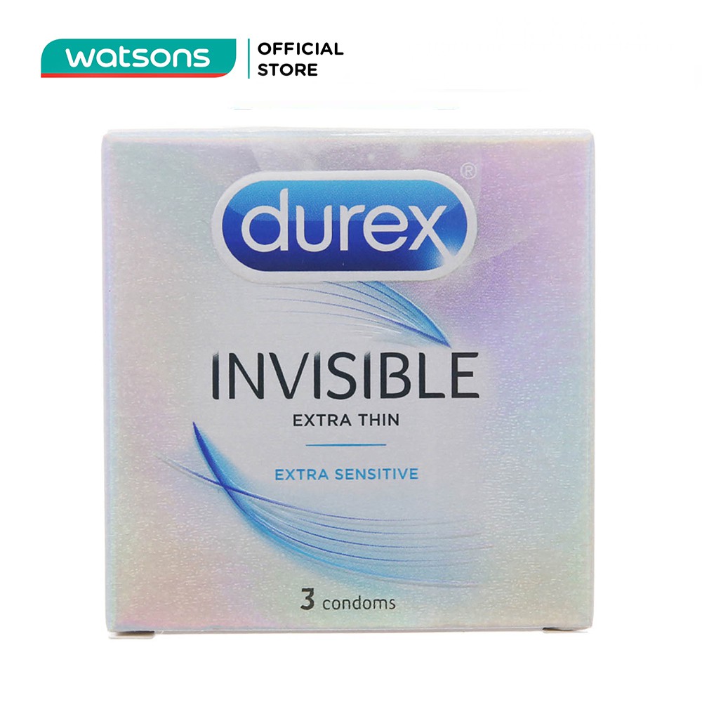 Bao Cao Su Durex Invisible Extra Thin/Sensi 3 Bao