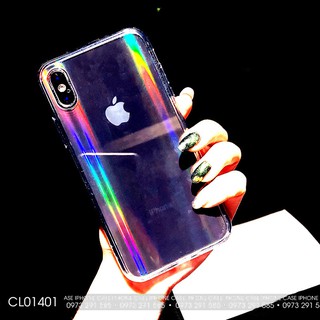 CL014 Ốp lưng Luxury Iphone Case phản quang ngũ sắc Shining