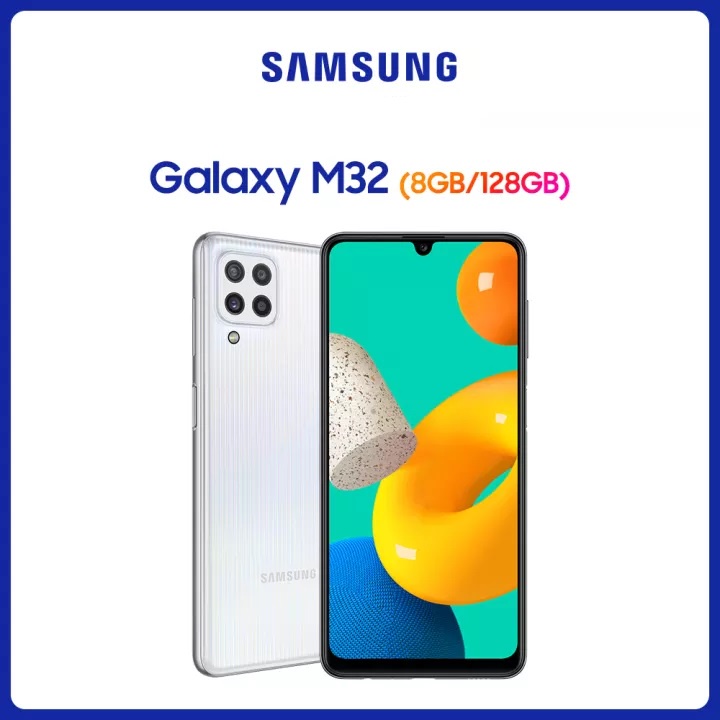 Điện Thoại Samsung Galaxy M32  - Pin 5.000 mAH - Tương thích với sạc nhanh 25W - Hàng Chính Hãng