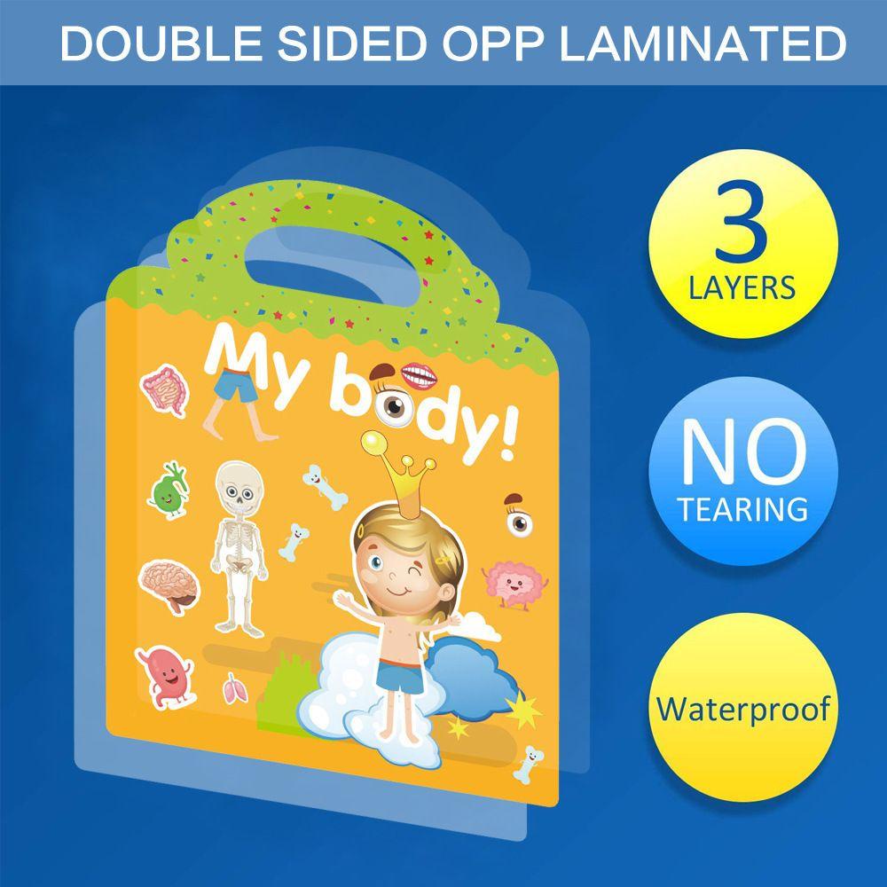 Sách Sticker Dán Giáo Dục Nhận Thức Vui Nhộn LAYOR1 Scene