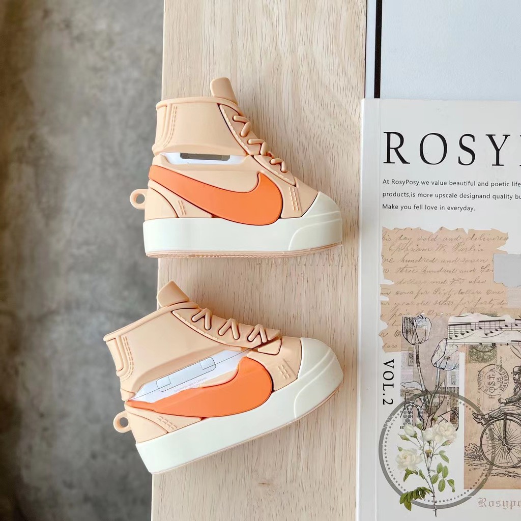 Off-white Vỏ Bảo Vệ Hộp Sạc Tai Nghe Airpods 1 / 2 / Pro Họa Tiết Logo Nike Ốp | BigBuy360 - bigbuy360.vn
