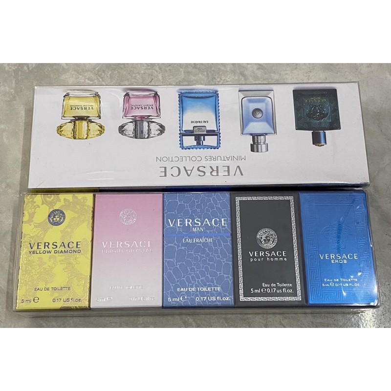 nước hoa mini set 5 chai Versace Pháp | Thế Giới Skin Care