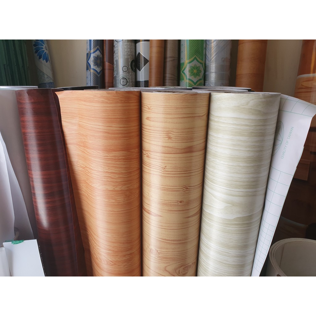 [XẢ KHO-303DECOR] Giấy Decal ĐÀI LOAN khổ 1m2x0.5m Dán Tường, Tủ, Bàn Học Giả Vân Gỗ Sẵn Keo Tự Bóc Dán Đẹp | BigBuy360 - bigbuy360.vn