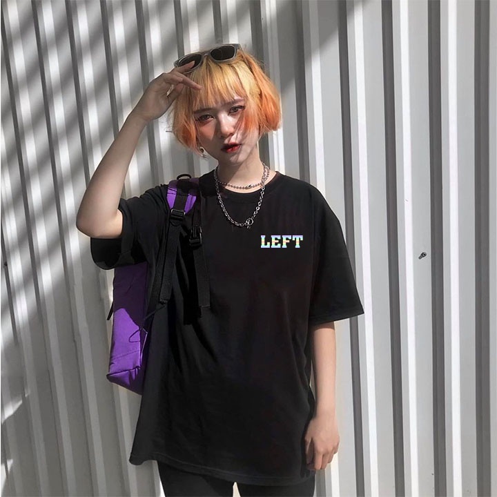 Áo thun nữ chữ kiểu OFF - SOUL- LEFT - Hình NY Phản Quang cá tính đẹp vải dày mịn