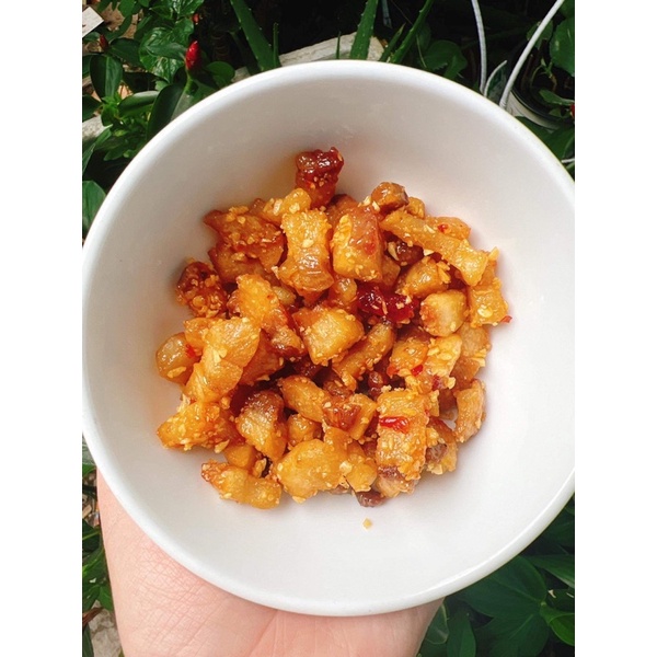 100GR TÓP MỠ KHÔNG GIA VỊ - SNACK ĂN CHUNG VỚI BÁNH TRÁNG CỰC NGON
