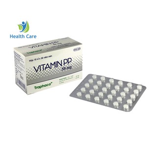 Vitamin PP 50mg Traphaco hộp 6 vỉ x 30 viên