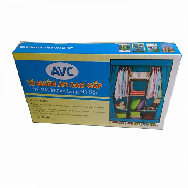 Khung tủ vải 3 buồng kèm vải lót