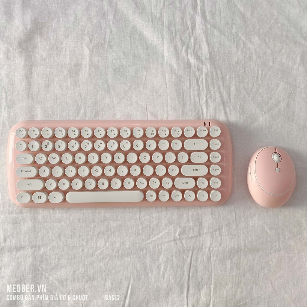 Bộ bàn phím không dây giả cơ & chuột MOFII Candy/Mini Basic