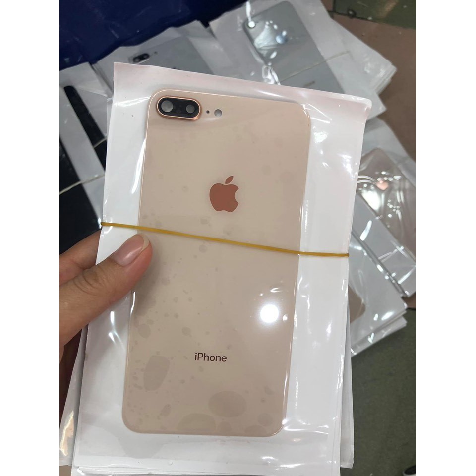 Kính lưng iphone 8G / 8P (trắng/ đen/ vàng/ đỏ)