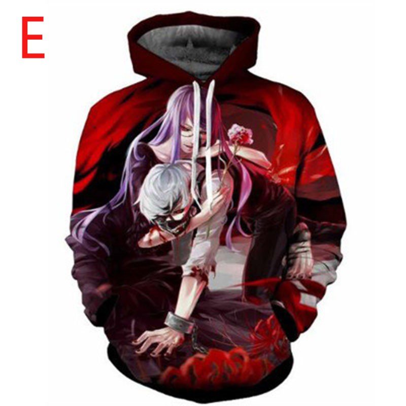 Áo khoác nam tay dài có nón in hình nhân vật Anime Tokyo Ghoul | BigBuy360 - bigbuy360.vn