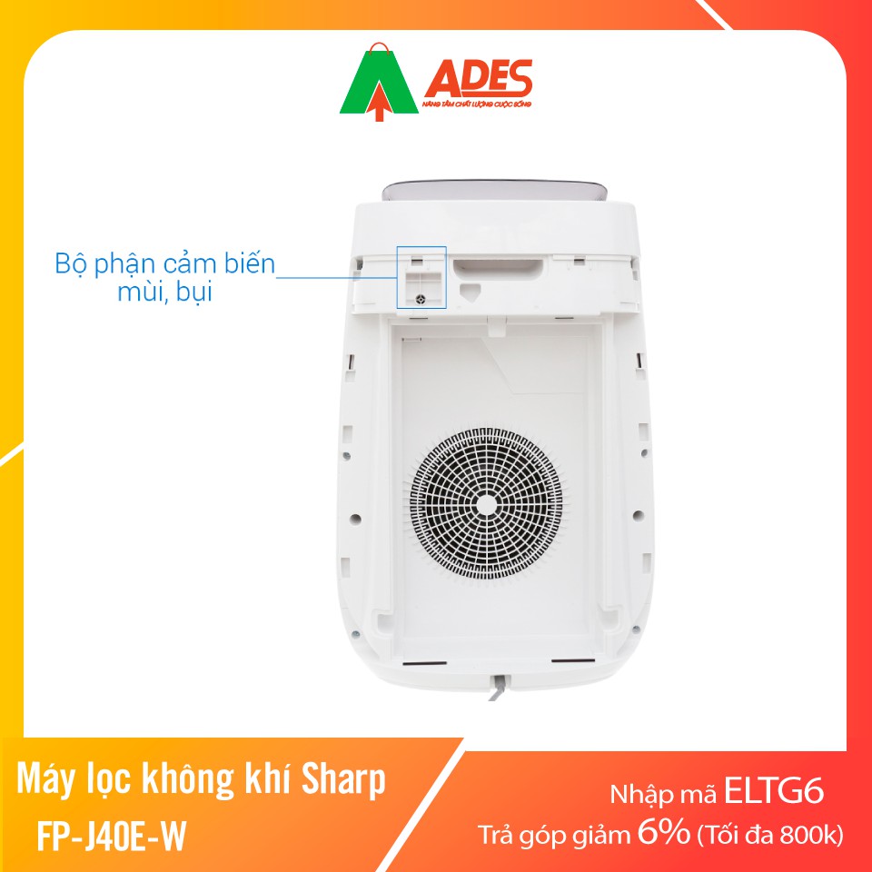 Máy lọc không khí SHARP FP-J40E-W - Chính hãng - Bảo hành