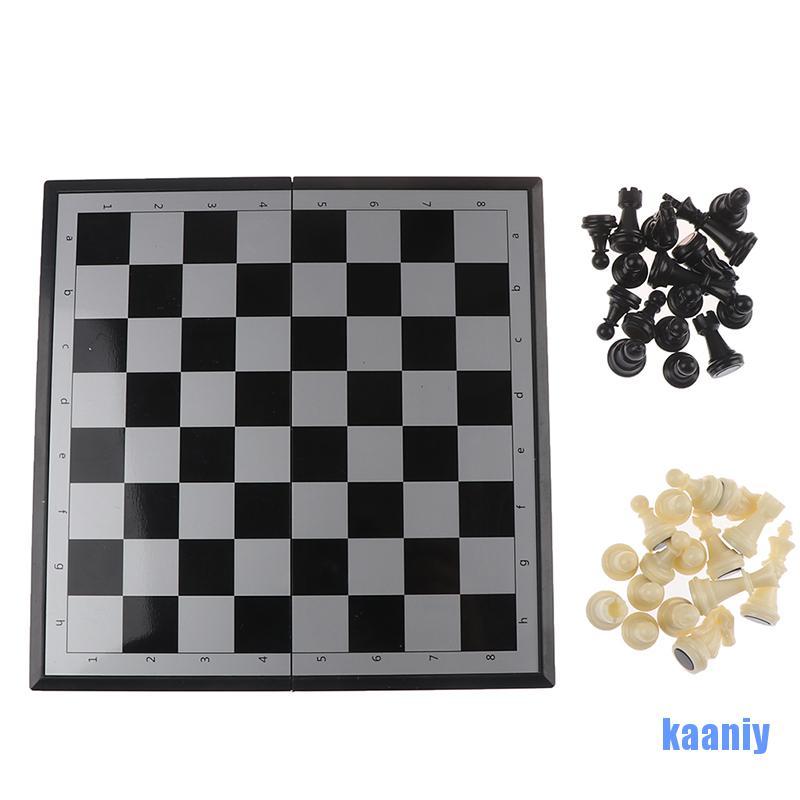 [KA]  20CM  folding chess board chessboard box set travel kid game gift  NY