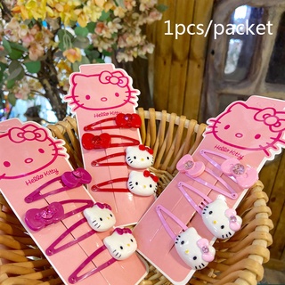 Nhật Bản Và Dễ Thương Hello Kitty Bb Clip Cô Gái Ngọt Ngào Kẹp Tóc Bên Kẹp Tóc Trẻ Em Bộ Phụ Kiện Tóc