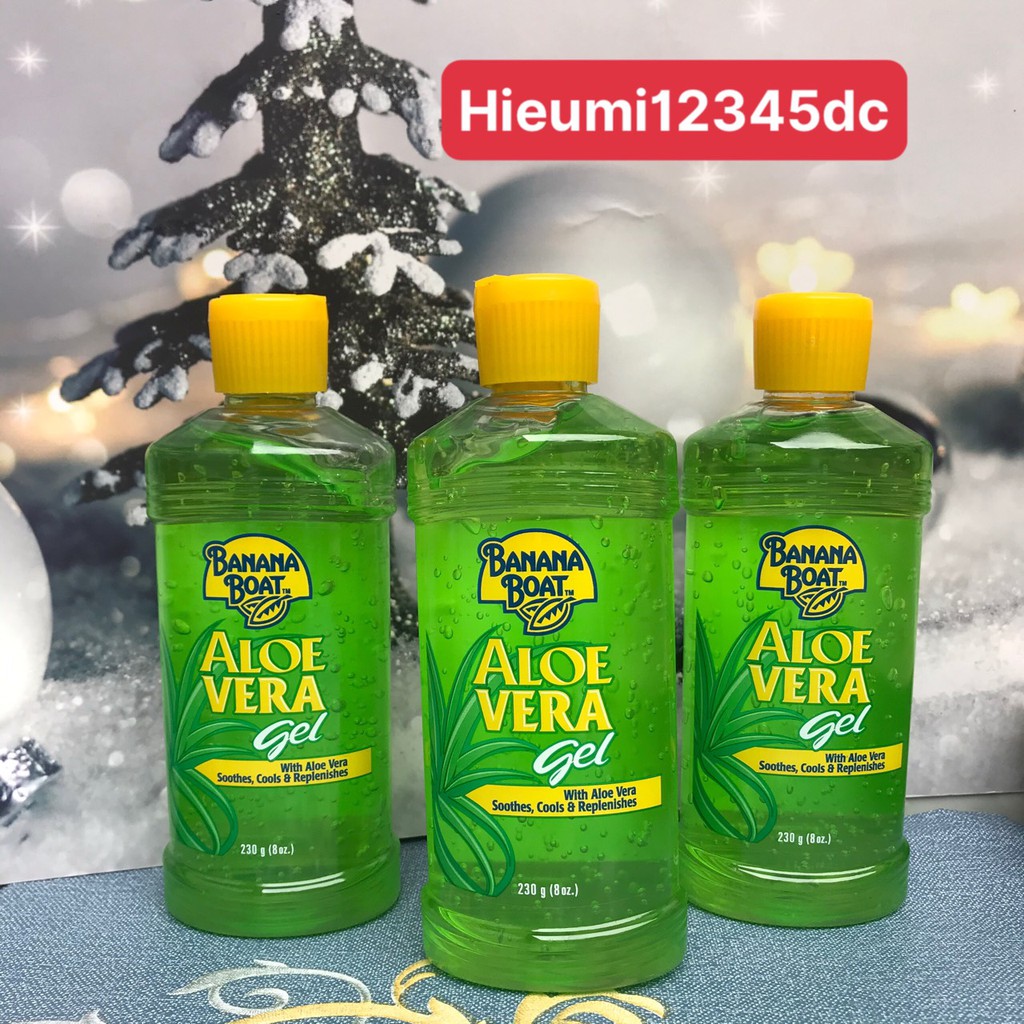 [Hà Nội] Gel dưỡng da lô hội Banana Boat Aloe Vera 230g( Date 11/2021)